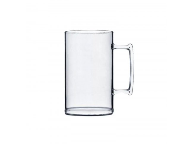 Caneca De Acrlico Chopp Transparente Cristal